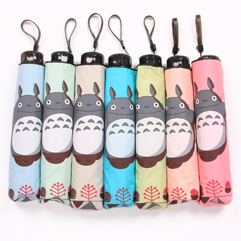 Free shipping 6 Color Anime My Neighbor Totoro Cute Daily Folding Umbrella Cosplay Collection ► Photo 1/4