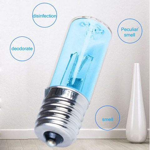 E17 UVC Germicidal Lamp Ultraviolet Steriliser Light Bulb Quartz Tube Ozone 185nm 254nm 12V 220V for Disinfection Sterilization ► Photo 1/6