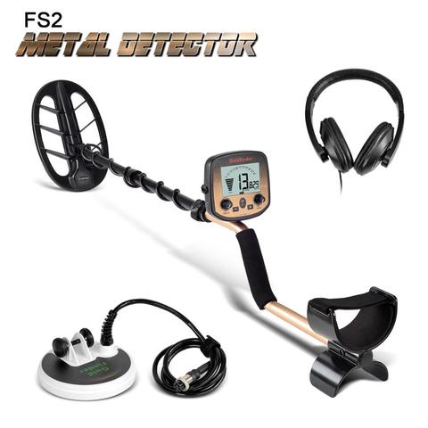 FS2 Underground Metal Detector Pro Gold Bug Detector 2 Coils Treasure Hunter Finder Pinpointer LCD Display High Sensity ► Photo 1/6