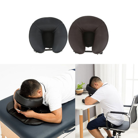 Foam SPA Massage Table Pillow U Shape Bolster Face Down Cradle Nap Sleeping Cushion for Office Desk School Travel Salon ► Photo 1/6