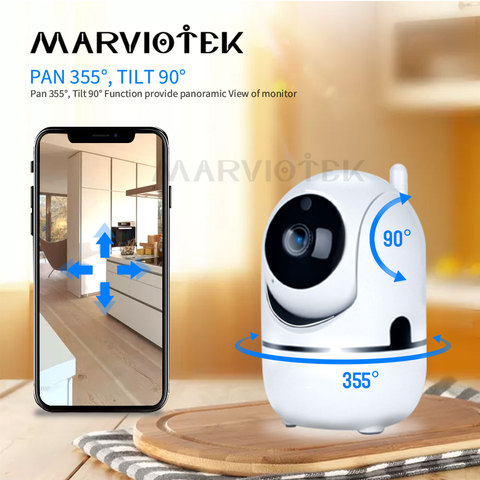 3MP Home Security IP Camera wifi Video Surveillance Auto Tracking ip Camera Wifi Two Way audio Mini CCTV Camera 1080P ipcam wifi ► Photo 1/6