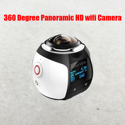 Free shipping 4K 360 Degree Panoramic HD Easy Operation Waterproof  Anti-shake WIFI Wide Angle Sports Camera ► Photo 1/6