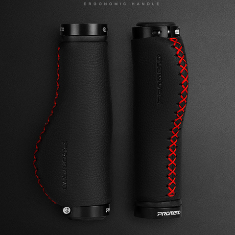 2pcs/1 Pair Fiber Leather Cycling Bicycle Grips  Mountain Road Cycling Bike Bicycle Mtb Handlebar Cover Grip Lock Bar Anti-slip ► Photo 1/6