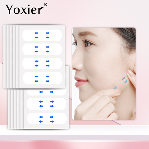 40/80 Pcs Invisible Thin Face Stickers Fast Face Lift Up Facial Line Wrinkle Sagging Skin V-Shape Chin Adhesive Tape Dropship ► Photo 1/6