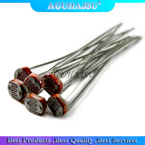 20PCS LDR Photo Light Sensitive Resistor Photoelectric Photoresistor 5528 GL5528 5537 5506 5516 5539 5549 For Arduino ► Photo 1/1