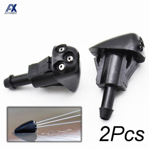 2PCS/Set Front Windshield Wiper Water Washer Jet Nozzle For Hyundai Santa Fe Sonata Tiburon Elantra Coupe For Kia Rio ► Photo 1/6