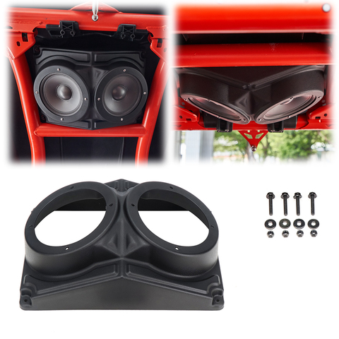 6.5'' 6.5inch Roof Mount Overhead Speaker Pods Enclosure For Polaris RZR ATV UTV For Polaris RZR for Can-Am Maverick X3 16-21 ► Photo 1/6