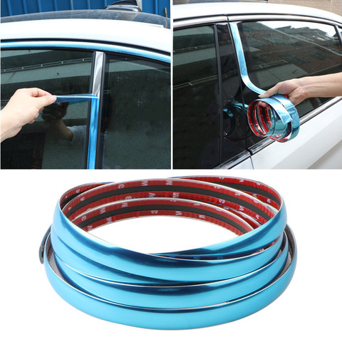 Auto Chrome Moulding Trim Strip Car Door Edge Guard Protector Silver Line Window Bumper Grille Anti Collision Scratch Sticker ► Photo 1/6