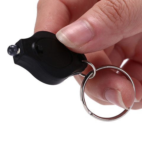 Sale Mini Keychain Light Squeeze Light Micro LED Flashlight Torch Emergency Key Ring Light for Outdoor Camping ► Photo 1/6