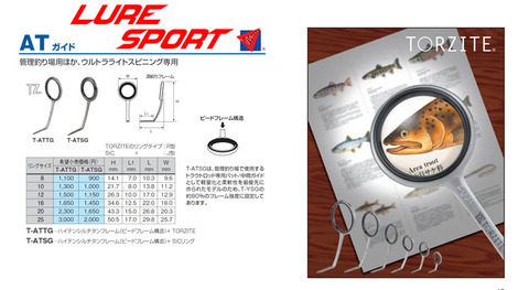 Japan FUJI T-ATTG  Titannium Frame TORZITE ring guide Rod Building component Repair fishing pole DIY Accessory ► Photo 1/6