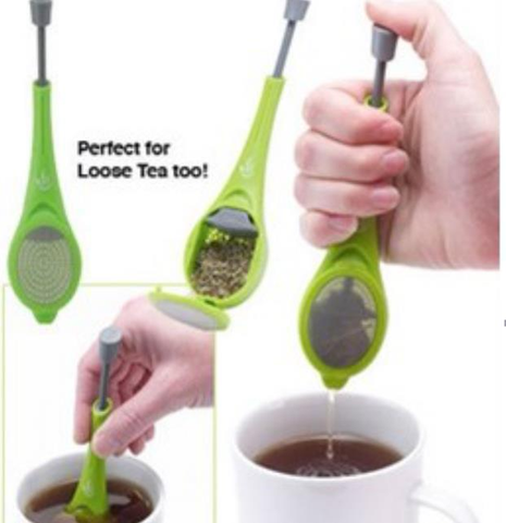 Tea Infuser Built-in plunger Healthy Intense Flavor Reusable Tea bag Plastic Tea&Coffee Strainer Measure Swirl Steep Stir&Press ► Photo 1/6