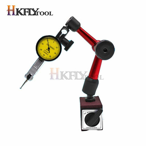 0-0.8mm Level Gauge Scale Precision dial test indicator 0-10mm dial indicator Mini Universal Flexible Magnetic Base stand holder ► Photo 1/6