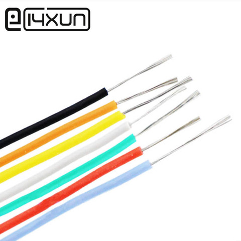 5metre 32AWG OD0.6mm Soft Silicone Cable Ultra Flexiable Test Line Wire Red Black Blue White Yellow Green Brown Grey ► Photo 1/6