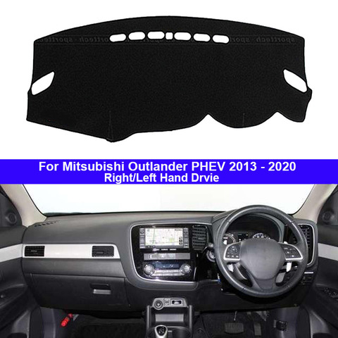 Car Dashboard Cover Dash Mat Carpet Cape For Mitsubishi Outlander PHEV 2013 - 2015 2016 2017 2022 Anti-sun Sun shade ► Photo 1/6