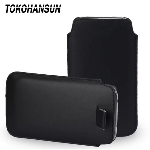 TOKOHANSUN Universal Phone Case For Hisense A6 U30 V8 Small Dolphin 3 Rock V Rock 5 C30 PU Leather Pouch Cover Bag Cases ► Photo 1/6