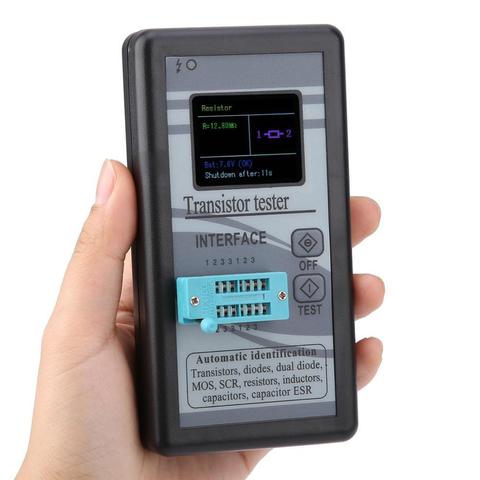 Hot Sale Multi-functional LCD Display Digital Transistor High Precision Tester LCD Display Digital ECR Interface Tester ► Photo 1/5