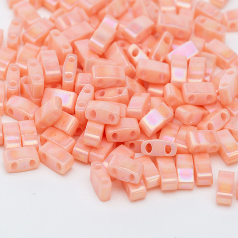 Miyuki Seedbeads Half-tila  Beads 5x2.3x1.9MM For DIY Jewelry Bracelet Fabulous Handmadejewelry Design 3gram/lot About 66 Pieces ► Photo 1/6