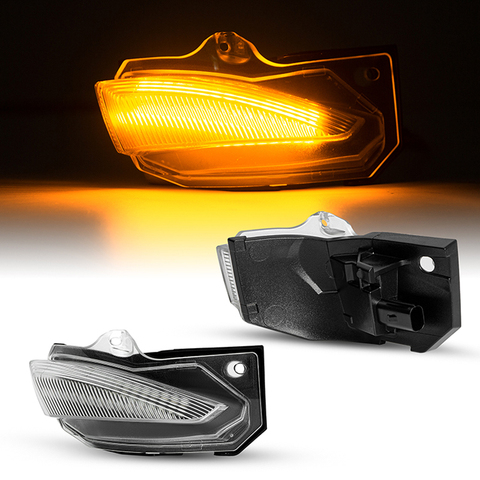 2Pcs LED Dynamic Amber Mirror Turn Signal Light Blinker Mirror Indicator Lamp Flowing Water Blinker For Toyota Corolla 2022 ► Photo 1/2