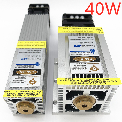 40W laser head super fast engraving stainless steel and oxidized metal, blue laser module, high efficiency light transmittance ► Photo 1/6
