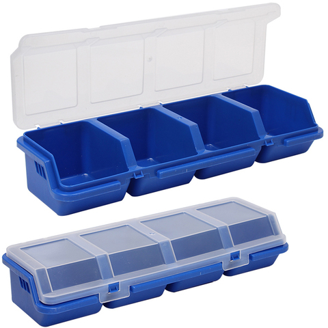 ToolBox Parts Storage Box Plastic Compartment With Cover Hardware Tool Box Multi-Function Combination Classification Screw Box ► Photo 1/6