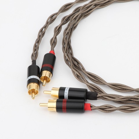 HI-End Odin Silver Plated Signal Line RCA Interconnect Cable RCA to RCA Audio Cable Analogue Cable phono Cable HIFI ► Photo 1/5