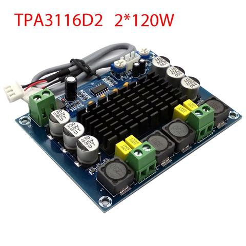 TPA3116 Dual-channel Stereo High Power Digital Audio Power Amplifier Board TPA3116D2 Amplifiers 2*120W Amplificador DIY ► Photo 1/5