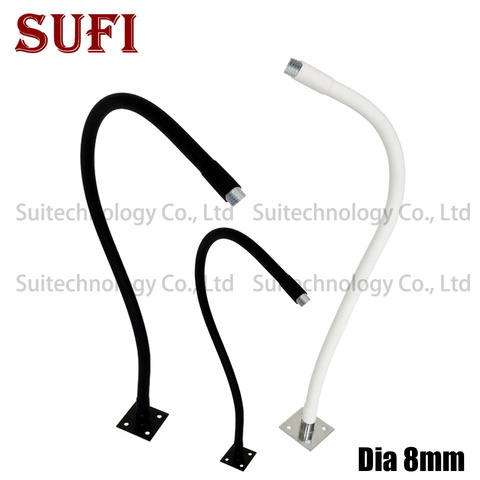 Dia 8mm led gooseneck led flexible holder lamp Outer M8 bend tube gooseneck plastic sleeve plastic tube Metal serpentine tubes ► Photo 1/5