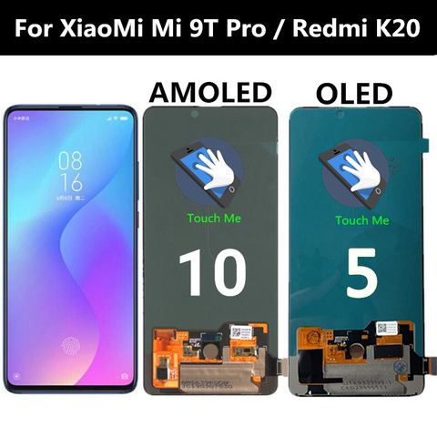 For XiaoMi Mi 9T Pro LCD Display Touch Screen Digitizer Assembly for Xiaomi Mi9t for Redmi K20 Pro LCD ► Photo 1/4