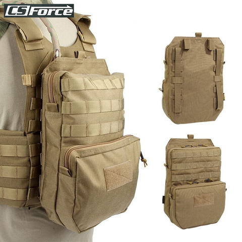 Tactical Molle Vest Water Hydration Pouch for 3L Water Bag Durable H2O Pouch Attached to Tactical Vest Hydration Backpack ► Photo 1/6