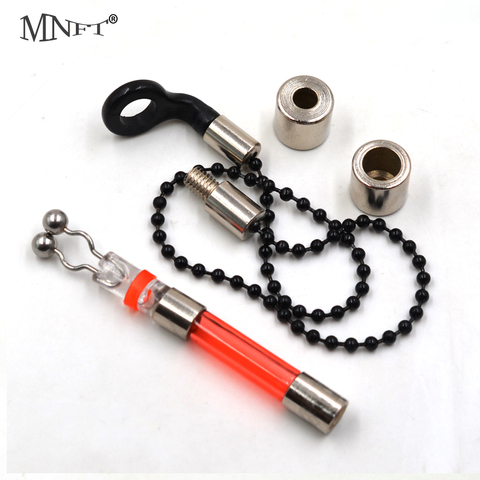 MNFT 1Set Alert Bite Sensor Tools Carp Fishing Bite Alarm Hanger Swinger Use with Luminous Stick Fishing Rod Bite Indicator ► Photo 1/6