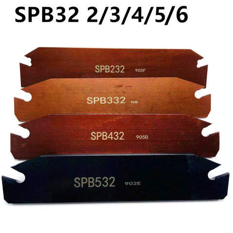 SPB26 SPB32 indexable insert blade 26mm 32mm SPB26/32 part insert lathe for splitting tools for SP200/SP300/SP400 turning tools ► Photo 1/6