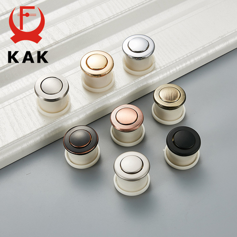 KAK Embedded Furniture Handle Knobs Telescopic Spring Shake Knobs Invisible Hidden Pulls Bounce Tatami Cabinet Handle Hardware ► Photo 1/6