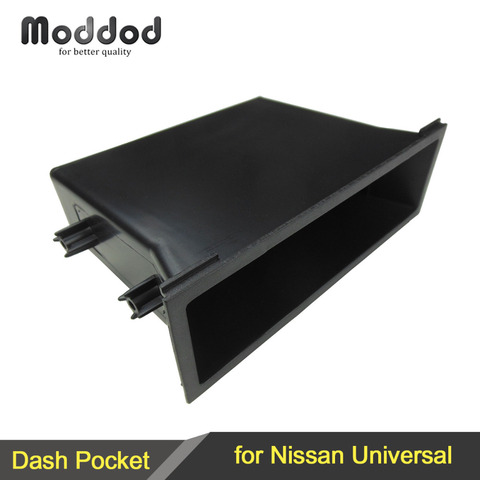 Single Din Radio Pocket Storage for Nissan Universal Refitting Installation Mounting Dash Trim Kit  Fascia Frame ► Photo 1/2