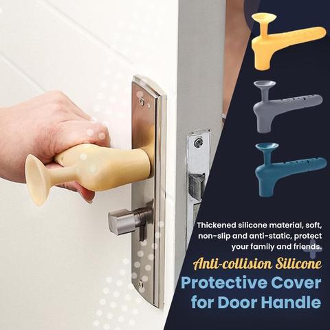 Anti-collision Silicone Protective Cover for Door Handle Door Knob Cover Silicone Thicken Door Handle Glove Wall Protectors Anti ► Photo 1/6