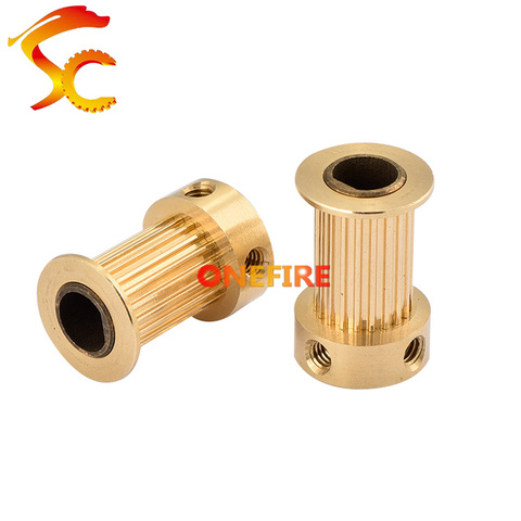 Brass MXL 20 teeth Timing Pulley Bore 8mm(D Shape) for belt width 15mm MXL-20 teeth Copper MXL Pulley 20 teeth ► Photo 1/6