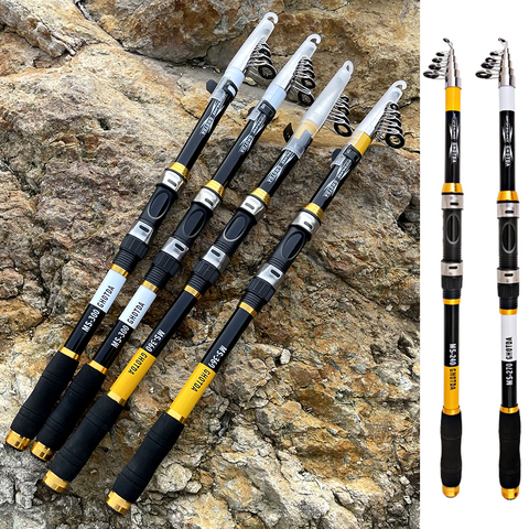 Super Hard Carp Fishing Rod feeder Hard Carbon Fiber Telescopic Lure Spinning pole 2.1/2.4/2.7/3.0/3.6M ► Photo 1/1