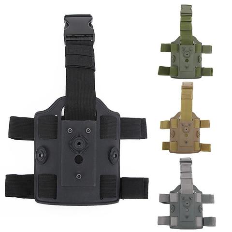 Tactical Leg Holster Adapter Platform Drop Thigh Holster Pouch Concealed Carry for Glock  Pistol Holster Paddle Hunting Gear ► Photo 1/6