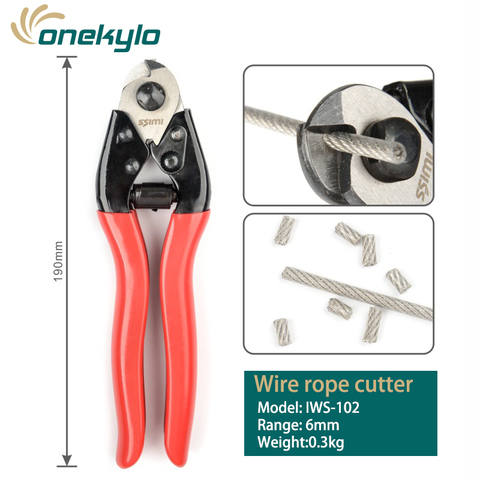 IWS-102 Mini Bolt Cutter Steel Shear Labor-Saving Broken Wire Rope Cutter Broken Wire Pliers Cut Wire Pliers Broken Pliers ► Photo 1/4