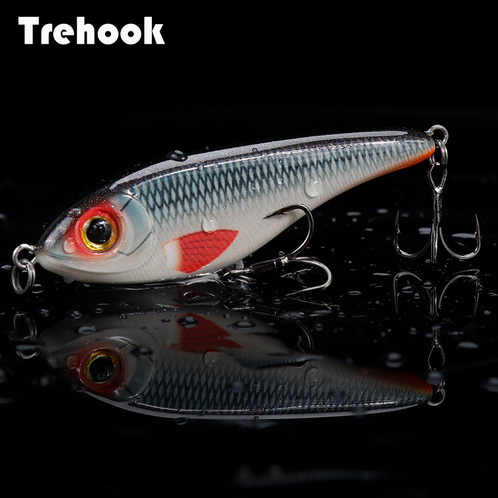 TREHOOK 68mm 9g Small Jerk Bait Wobblers Fishing Lure for Pike Sinking VIB  Lures Ice Fishing Tackle Lure Hard Jerkbait Crankbait - Price history &  Review, AliExpress Seller - Trehook Store
