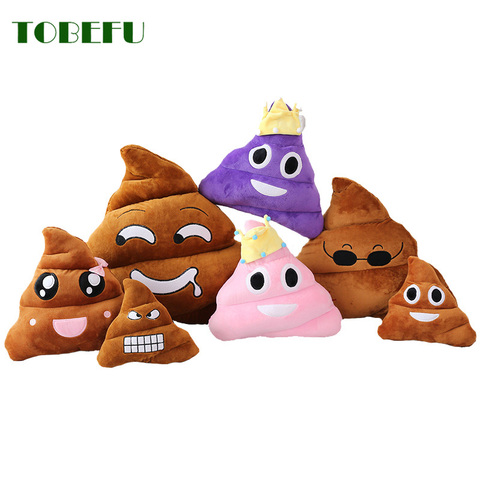 TOBEFU 1PC Creative Super Poop Stuffed Plush Toy Funny Cute Face Expression Shit Doll for Children Kids Birthday Christmas Gifts ► Photo 1/6