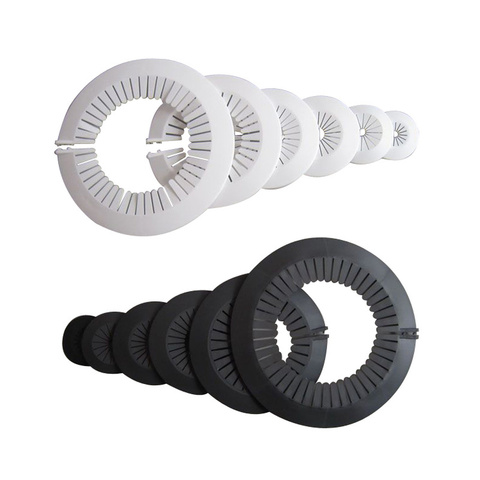 10pcs Plastic wall hole cover cap Round duct pipeline valve Pipe plug snap-on Plate Kitchen faucet Trim cover decor accessories ► Photo 1/6