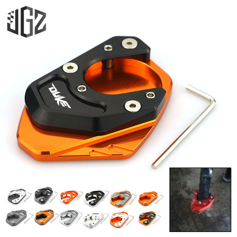 Motorcycle CNC Kickstand Enlarger Plate Side Stand Extension Pad for KTM DUKE 200 250 RC390 690 990 950 1199 1290 Enduro R SMC ► Photo 1/6