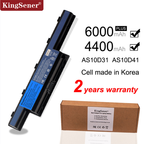 KingSener AS10D31 Laptop Battery For Acer 5742 4551G 4741G 5560G 5741G 5742G 5750G 7750G 7760G AS10D51 AS10D71 AS10D81 AS10D73 ► Photo 1/6