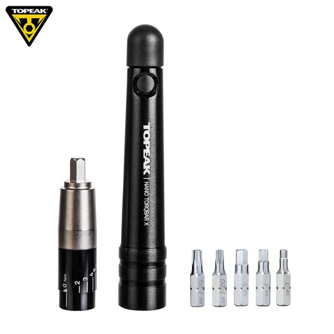 Topeak 2-6Nm Bicycle TorqSocket Tool Kit Adjustable Torque Wrench Mini Allen Bit Road Bike Nano TorqBit MTB Screwdriver Tool Set ► Photo 1/6