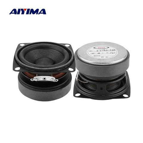 AIYIMA 2Pcs Mini Portable Audio Full Range Speakers 4 Ohm 15W Home Theater Loudspeaker DIY Sound Bluetooth Active Speaker Horn ► Photo 1/6