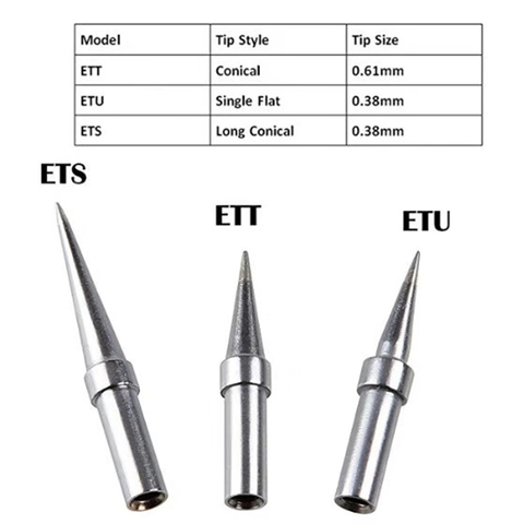 NOVFIX High Quality Lead Soldering Iron Tip ETR ETL ETD ETC ETB ETA ETS ETT ETU ETKN for WELLER Tip ► Photo 1/4