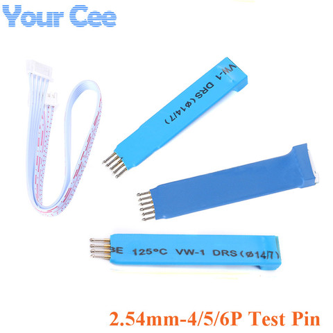 2.54mm 4P 5P 6P Test Needle Spring Needle Program Support STC STM32 STM8 1-chip Machine Burn Write Microcontroller Programming ► Photo 1/1