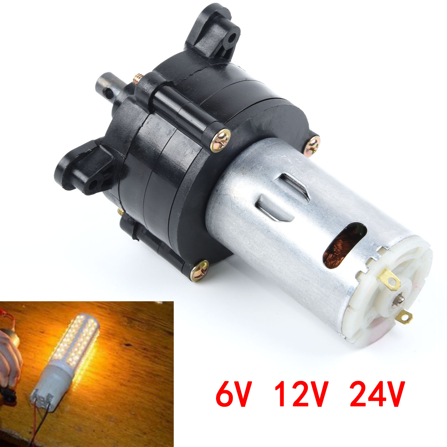 DC 6V 12V 24V Wind Turbine Generator Kit Micro Hand Dynamo Hydraulic 1500mA Hand Power For Lighting Power Supply ► Photo 1/6