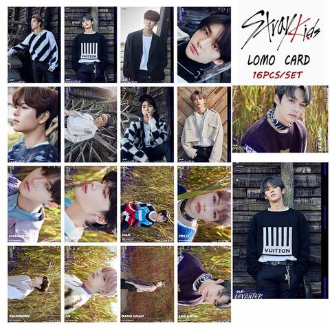 16pcs/set Kpop STRAY KIDS photocard New album LEVANTER poster lomo