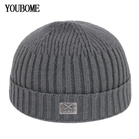 Skullies Beanies Winter Men Knitted Hat Women Winter Hats For Men Winter Cap Miki Docker Skullcap Gorras Bonnet Male Beanie Hat ► Photo 1/6